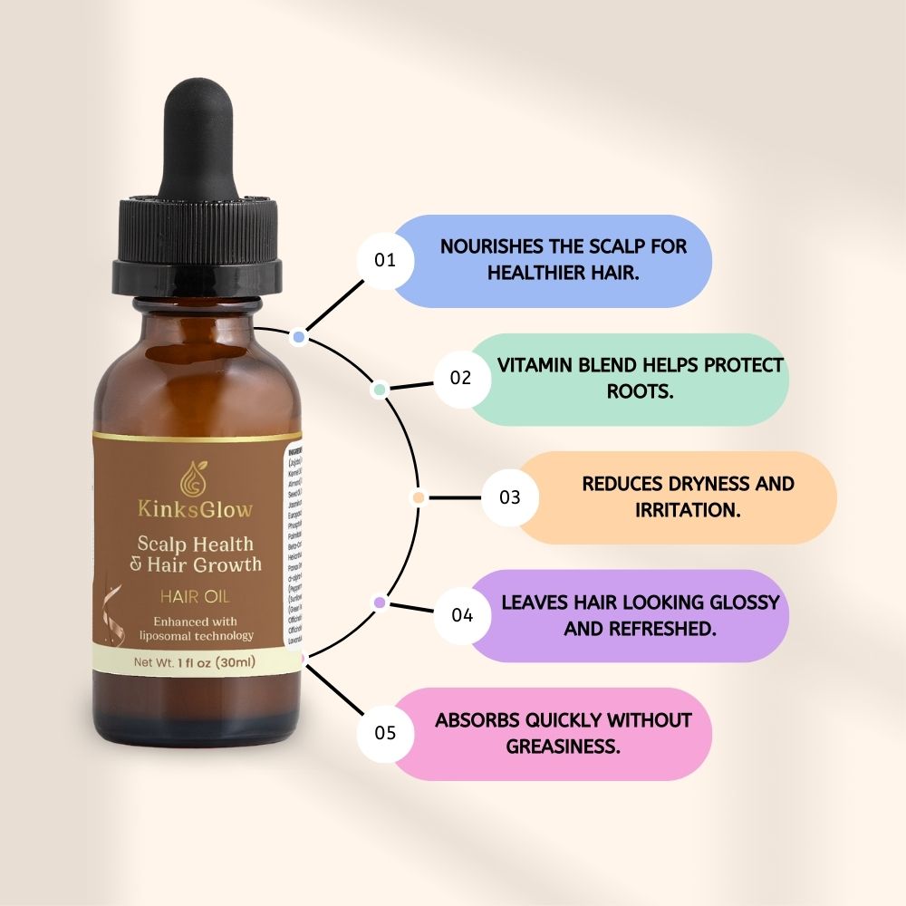 Hair Oil for Scalp Health and Hair Growth